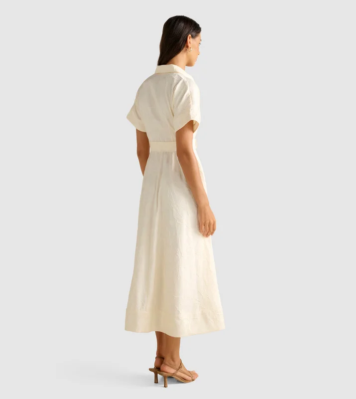 فورايفر نيو JUDITH Jacquard Shirt Dress